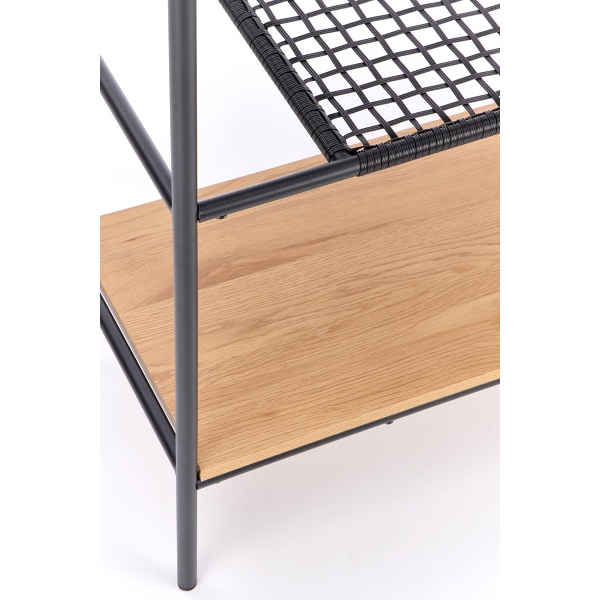 Regał REG21 dąb złoty/czarny - Halmar