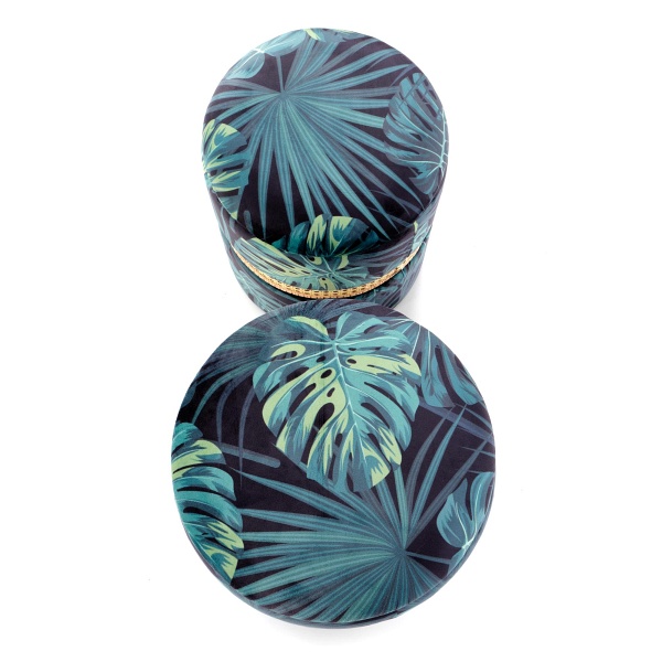 CONGO zestaw 2 puf, wielobarwny - Halmar