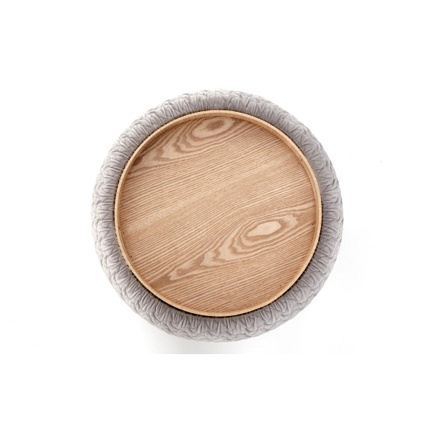 Pufa BONO jasny popiel - Halmar