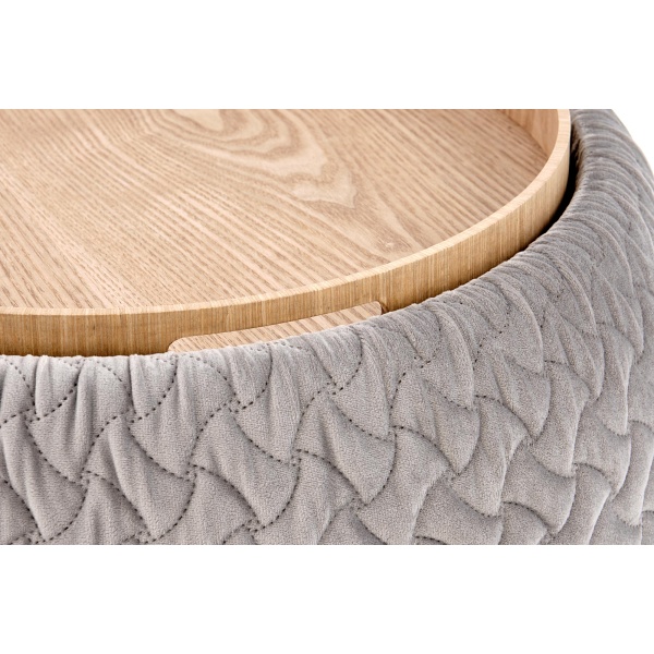 Pufa BONO jasny popiel - Halmar