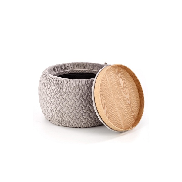 Pufa BONO jasny popiel - Halmar