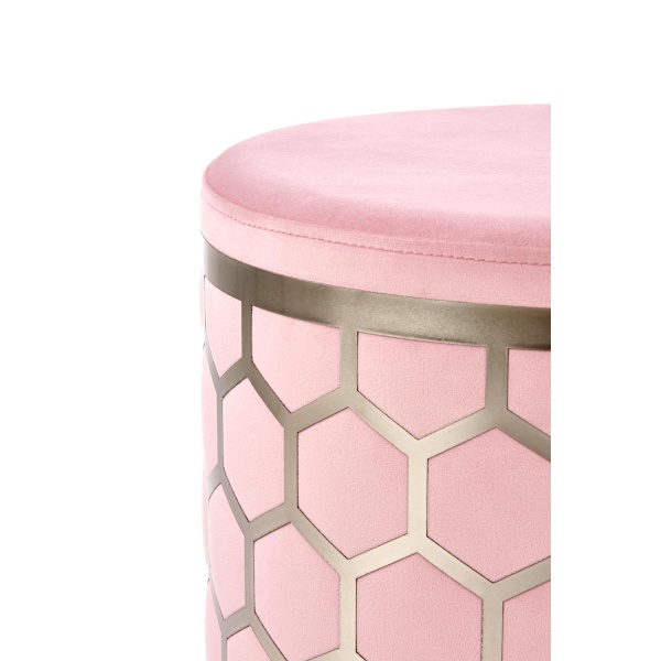 Pufa AQUA jasny różowy - Halmar