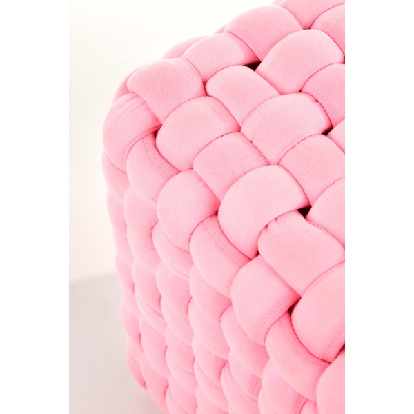 Pufa RUBIK jasny różowy - Halmar