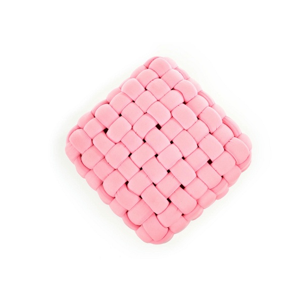 Pufa RUBIK jasny różowy - Halmar