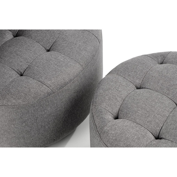 Fotel HAMPTON popielaty - Halmar