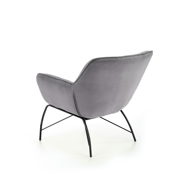 Fotel BELTON wypoczynkowy popielaty - Halmar