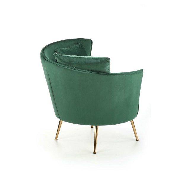 Fotel ALMOND wypoczynkowy ciemny zielony - Halmar