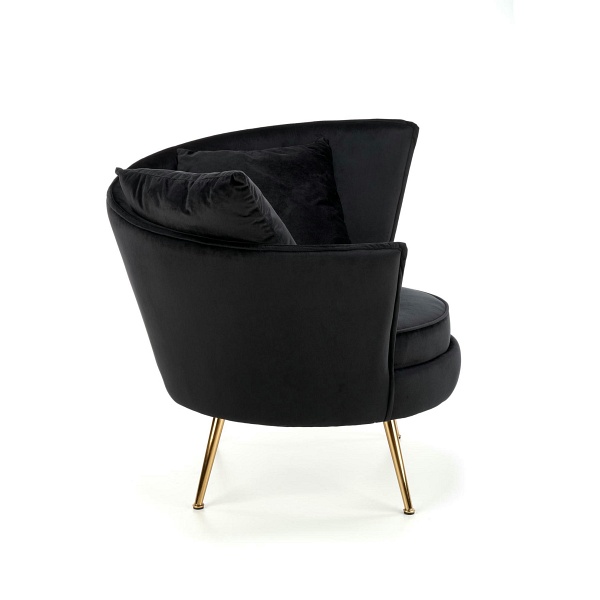 Fotel ALMOND wypoczynkowy czarny - Halmar