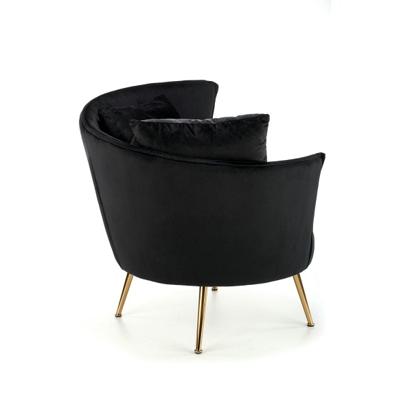 Fotel ALMOND wypoczynkowy czarny - Halmar