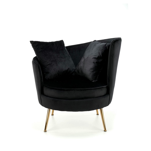 Fotel ALMOND wypoczynkowy czarny - Halmar