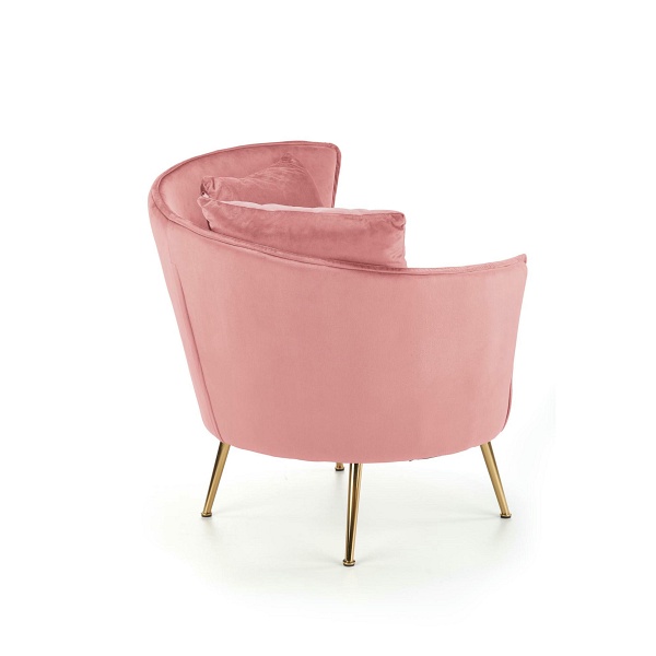 Fotel ALMOND wypoczynkowy różowy - Halmar