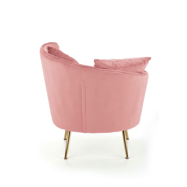 Fotel ALMOND wypoczynkowy różowy - Halmar