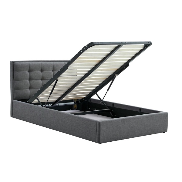 Łóżko PADVA 120cm z pojemnikiem popielaty - Halmar