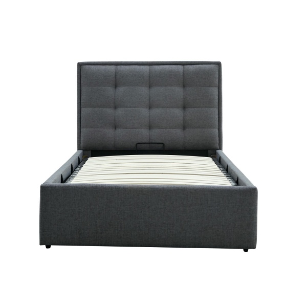 Łóżko PADVA 90cm z pojemnikiem popielaty - Halmar