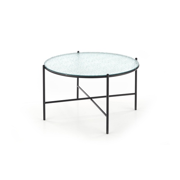 Ława ROSALIA bezbarwny - czarny - Halmar