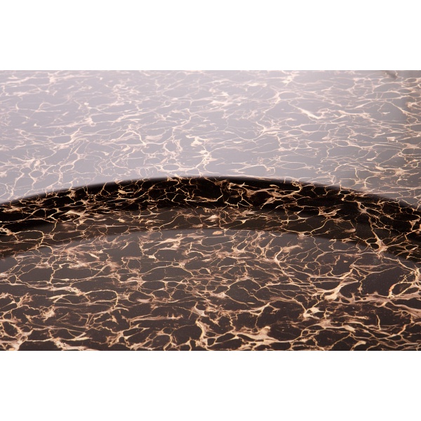 Ława WIZARD brązowy dymiony / czarny marmur - Halmar