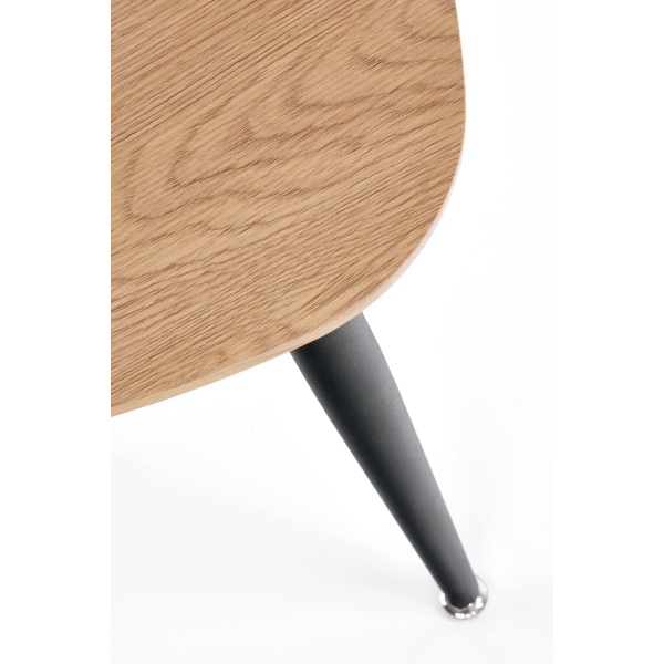 NICEA 2, zestaw 2 ław dąb złoty/czarny - Halmar