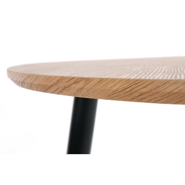 NICEA 2, zestaw 2 ław dąb złoty/czarny - Halmar