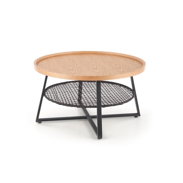 Ława FLORENCE dąb naturalny/czarny - Halmar