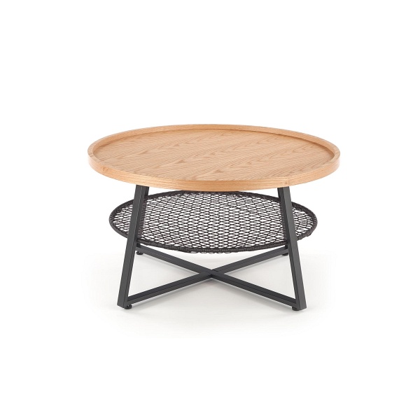 Ława FLORENCE dąb naturalny/czarny - Halmar