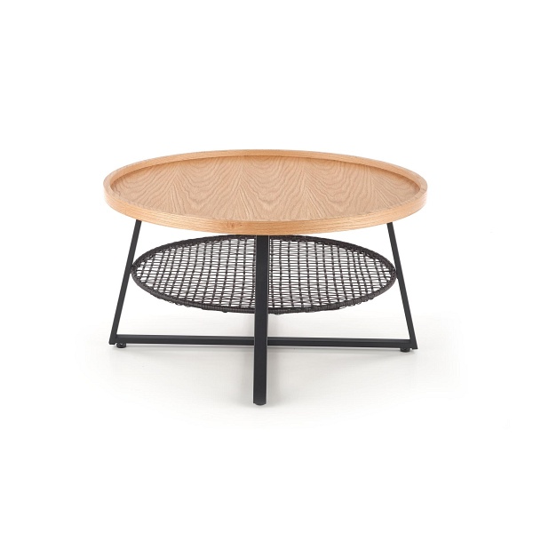 Ława FLORENCE dąb naturalny/czarny - Halmar