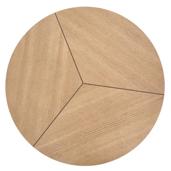 Ława KARIDA dąb naturalny/czarny - Halmar