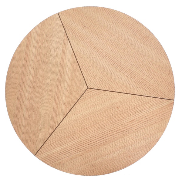 Ława KARIDA dąb naturalny/czarny - Halmar