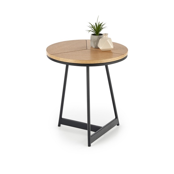 Ława KARIDA-S dąb naturalny/czarny - Halmar