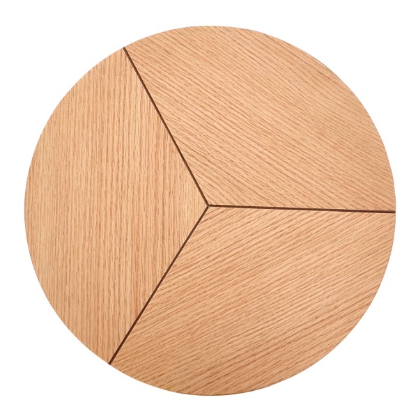 Ława KARIDA-S dąb naturalny/czarny - Halmar