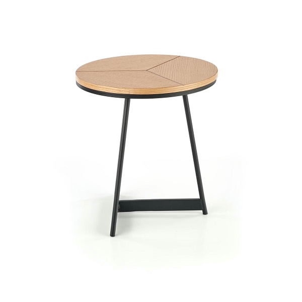 Ława KARIDA-S dąb naturalny/czarny - Halmar