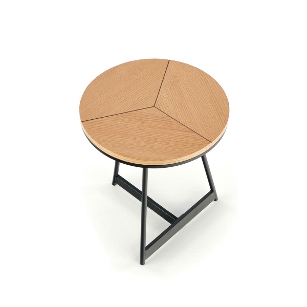 Ława KARIDA-S dąb naturalny/czarny - Halmar