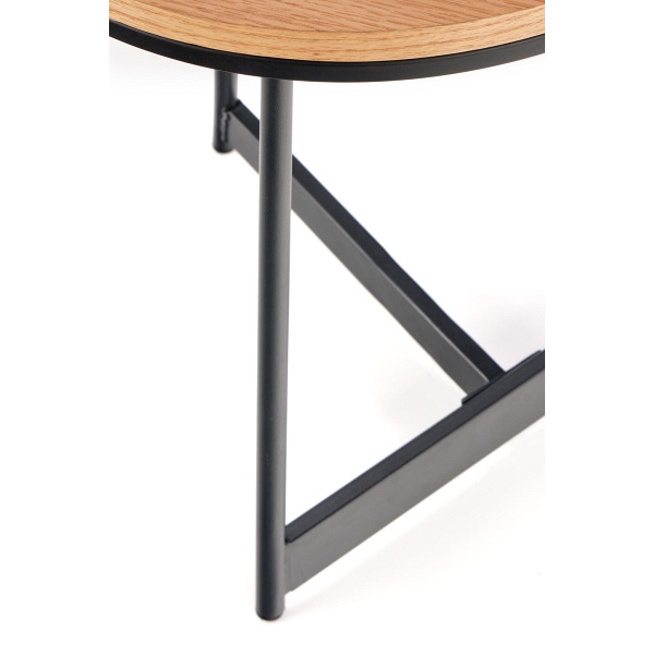 Ława KARIDA-S dąb naturalny/czarny - Halmar