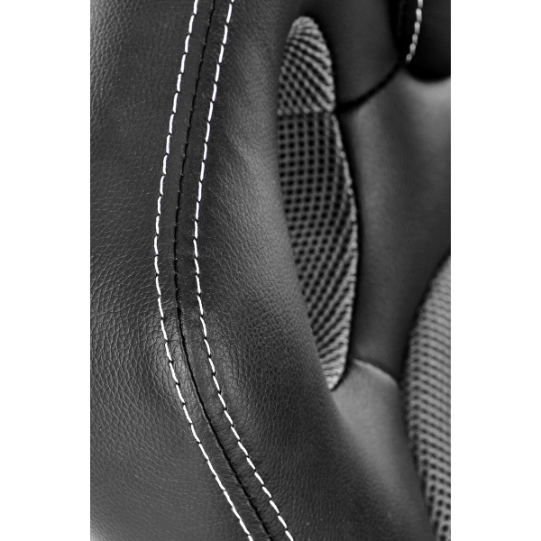 Fotel BERKEL gabinetowy czarno-popielaty - Halmar