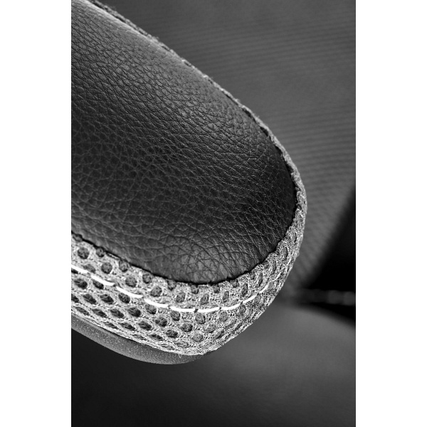 Fotel BERKEL gabinetowy czarno-popielaty - Halmar