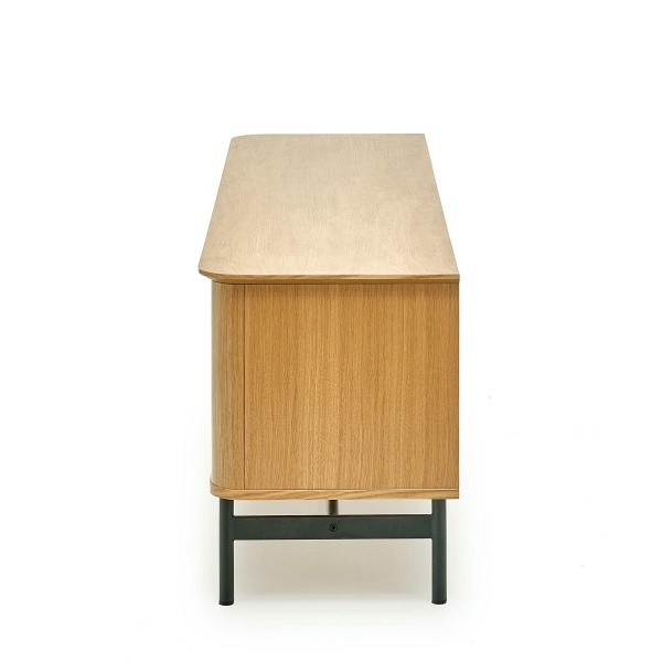 Rtv SMART szafka -1 dąb naturalny/czarny - Halmar