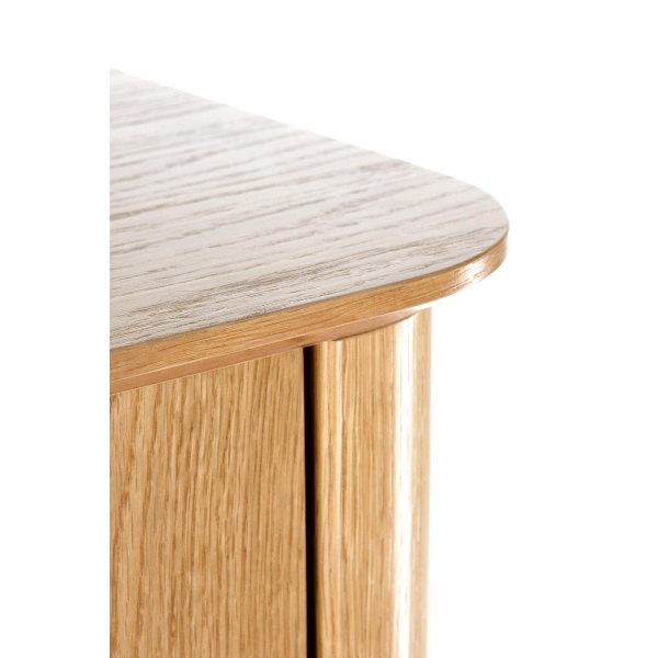 Rtv SMART szafka -1 dąb naturalny/czarny - Halmar