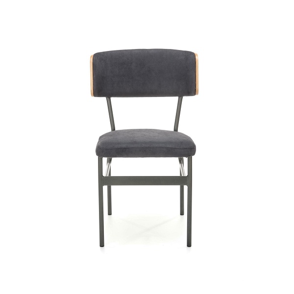 Krzesło SMART KR dąb naturalny/czarny - Halmar