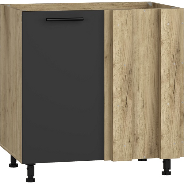 Szafka VENTO DKN-100/82 zlewozmywakowa narożna front: antracyt - Halmar