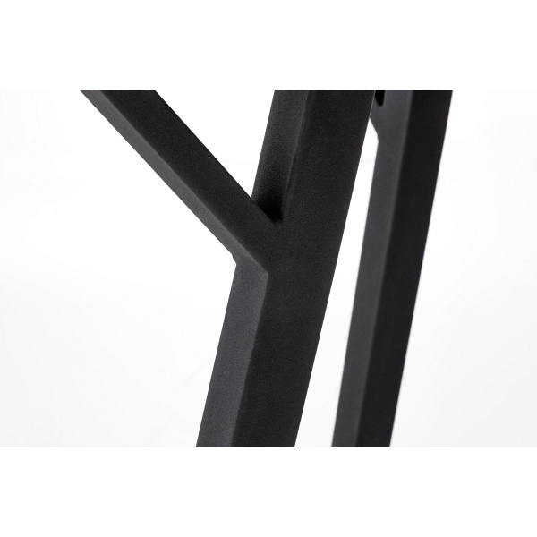 Stół BALROG 2 rozkładany blat - jasny popiel, nogi - czarny - Halmar