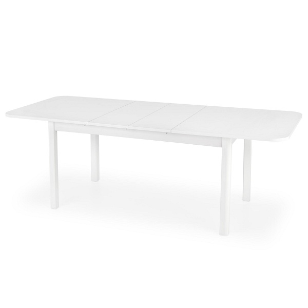 Stół FLORIAN rozkładany blat - biały, nogi - biały - Halmar