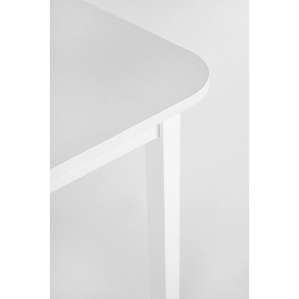 Stół FLORIAN rozkładany blat - biały, nogi - biały - Halmar