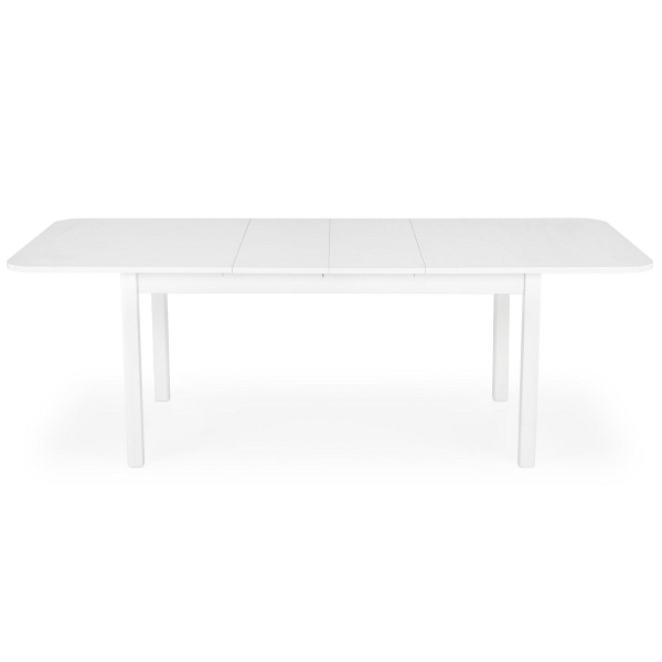 Stół FLORIAN rozkładany blat - biały, nogi - biały - Halmar