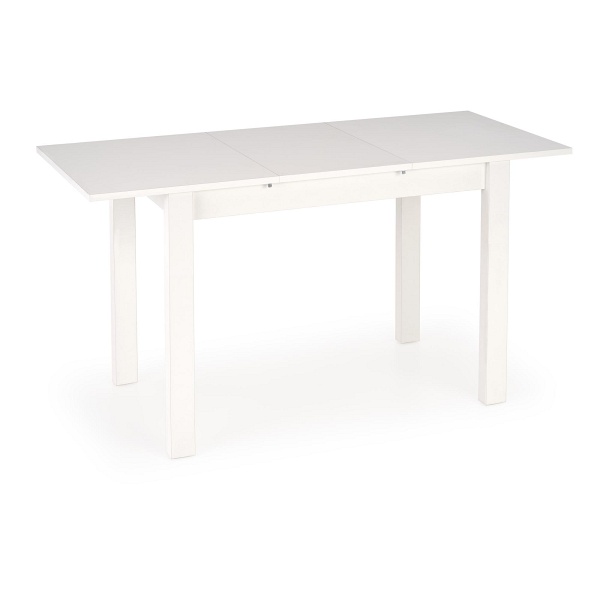 Stół GINO rozkładany blat - biały, nogi - biały - Halmar