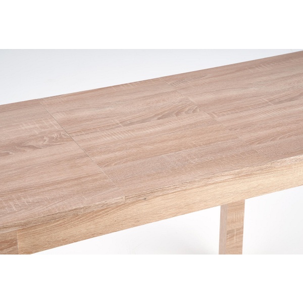 Stół GINO rozkładany blat - dąb sonoma, nogi - dąb sonoma - Halmar