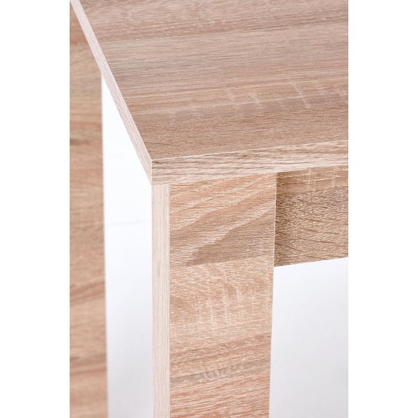 Stół GINO rozkładany blat - dąb sonoma, nogi - dąb sonoma - Halmar