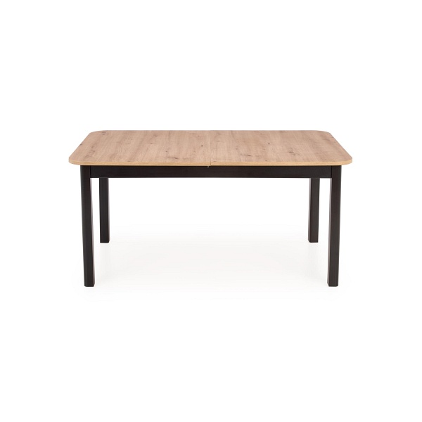 Stół FLORIAN rozkładany blat - dąb artisan, nogi - czarny - Halmar