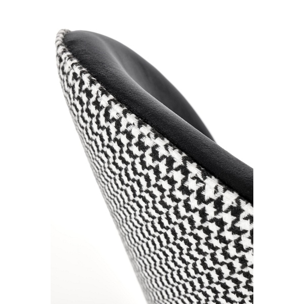 Krzesło K478 czarny - biały - Halmar