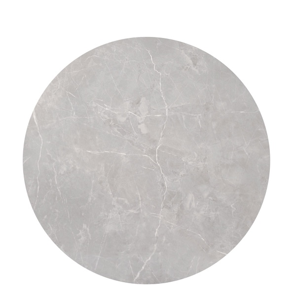 FLAMINGO zestaw 2 ław, popielaty marmur/ czarny - Halmar