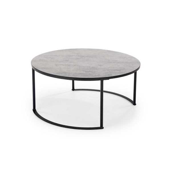 Ława MACAO , popielaty / czarny - Halmar