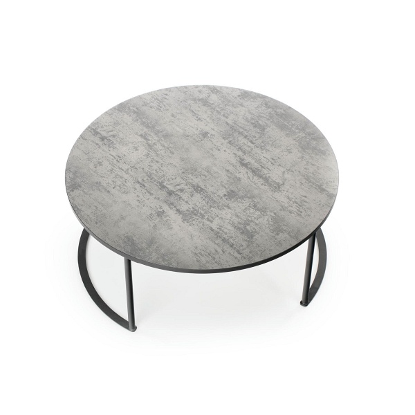 Ława MACAO , popielaty / czarny - Halmar